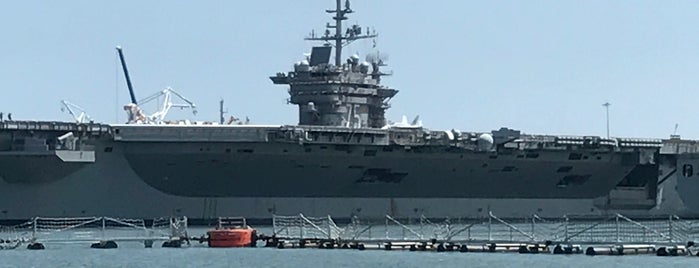 USS Harry S. Truman (CVN-75) is one of my spots.