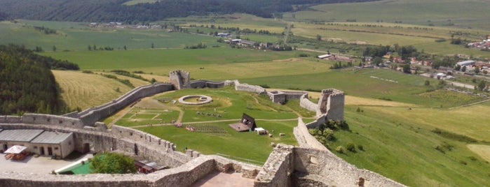 Spišský hrad is one of (BUD+).