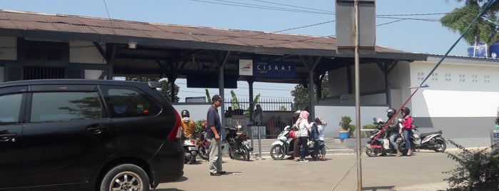 Stasiun Cisaat is one of Train Station.