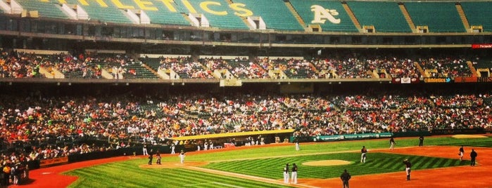 Oakland-Alameda County Coliseum is one of MLB parks.