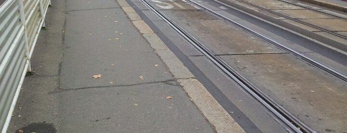 Zahradní město (tram, bus) is one of Tramvajové zastávky v Praze (díl druhý).