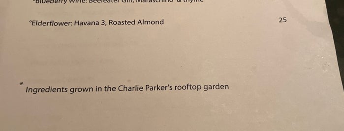 Charlie Parker's is one of Bars.