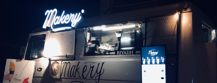 MAKERY TRUCK is one of Riyadh bakery & brunch.
