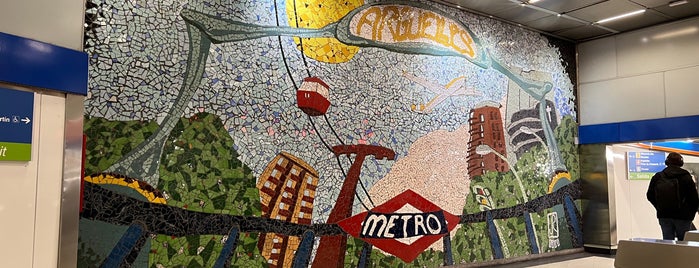 Metro Argüelles is one of Spain May17.