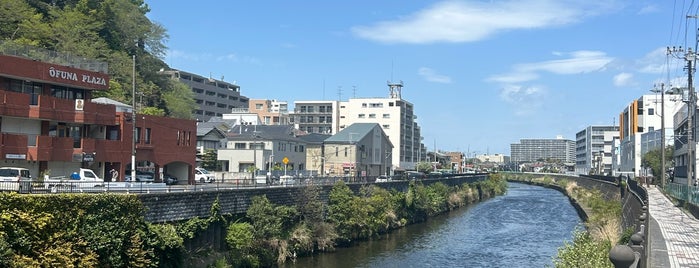 新富岡橋 is one of 大船駅.