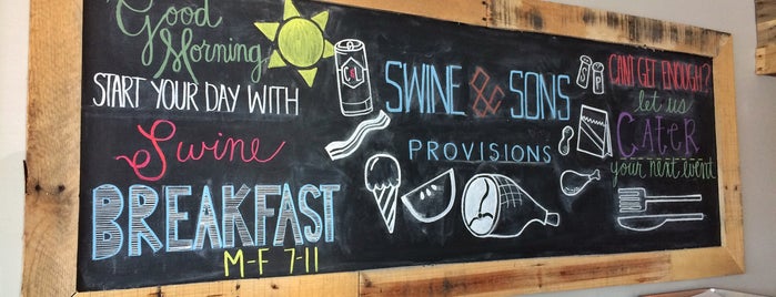 Swine & Sons Provisions is one of Orlando.