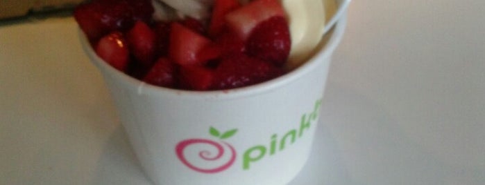 Pinkberry is one of yummy eats.