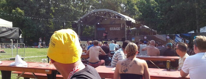 Blues Stage Sziget is one of Tempat yang Disukai Gergely.