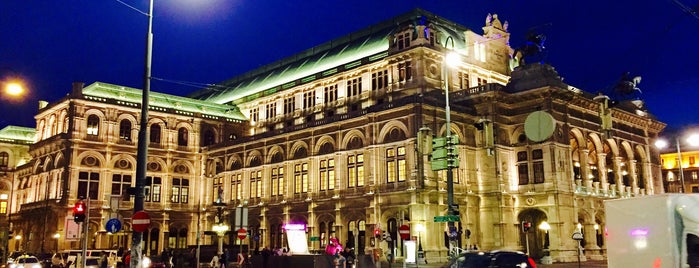 Венская государственная опера is one of Vienna.