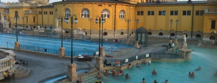 Thermes Széchenyi is one of Favourite places in Budapest.