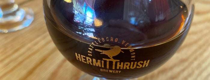 Hermit Thrush Brewery is one of Lugares guardados de Lily.