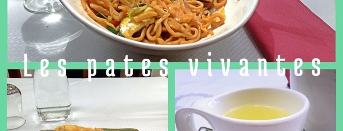 Les Pâtes Vivantes is one of London + Paris.