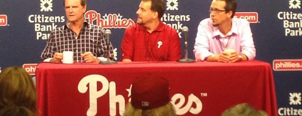 Phillies Media Room is one of Lugares favoritos de Rozanne.