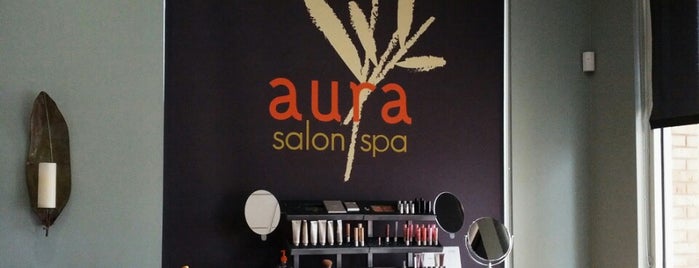 Aura Salon is one of Local Favs.