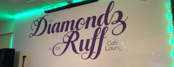 Diamondz N Da Ruff Café & Lounge is one of Exploring Brick City.