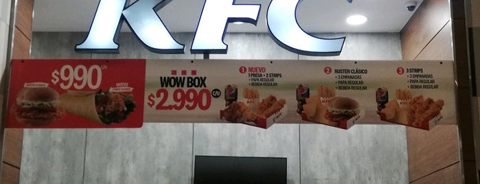 Kentucky Fried Chicken is one of comida.