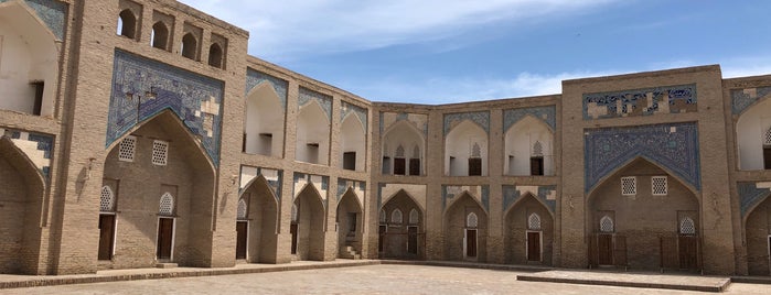 Olloqulikhan Madrassah is one of Узбекистан: Samarkand, Bukhara, Khiva.