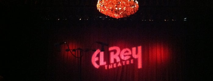 El Rey Theatre is one of Tempat yang Disukai Justin.