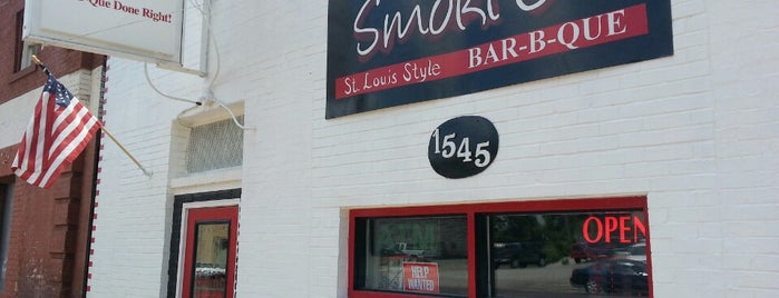 Smoki O's Bar-B-Que is one of Tempat yang Disimpan Andy.