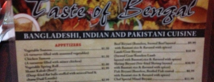 Taste of Bengal is one of Queens.