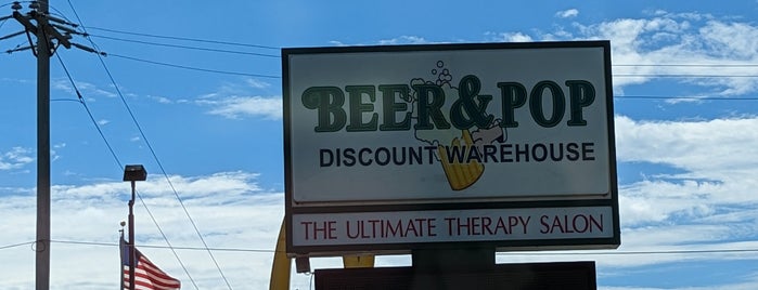 Beer & Pop Discount Warehouse is one of Favorites.