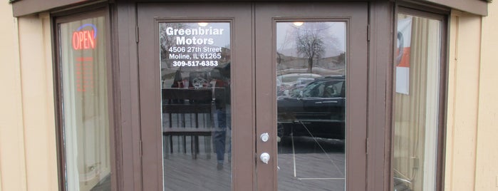 Greenbriar Motors is one of Places I go list....