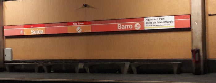 Estação Barro (CBTU/Metrorec) is one of Rotina.