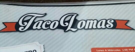 Taco Lomas is one of Jose'nin Beğendiği Mekanlar.