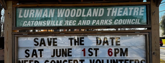 Lurman Woods Theater is one of The Great Outdoors.