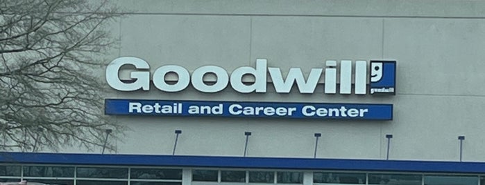 Goodwill is one of places to check in.