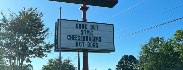 Cook Out is one of Tucker.