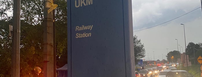 KTM Line - UKM Station (KB07) is one of KTM Komuter Stations.