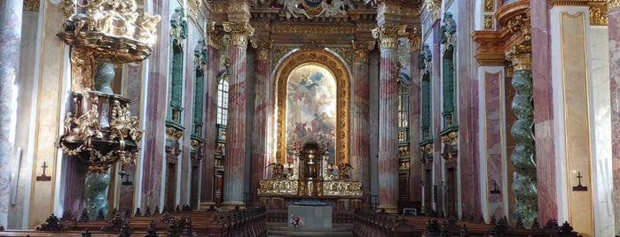 Jesuitenkirche is one of Vienna -Bratislava.