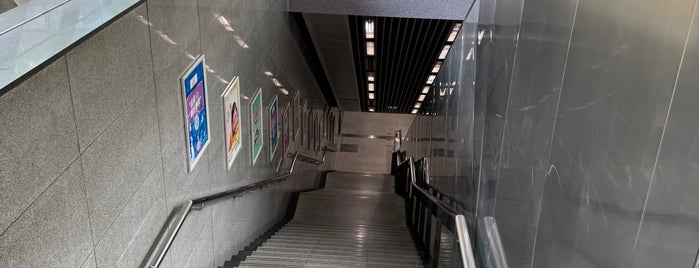 Huaqiang Rd. Metro Station is one of Shenzhen.