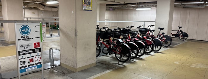 B4-07 Kachidoki Station Basement - Tokyo Chuo City Bike Share is one of 🚲  中央区コミュニティサイクル.