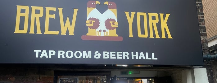 Brew York Craft Brewery & Tap Room is one of สถานที่ที่ Carl ถูกใจ.
