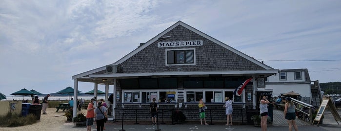 Mac's Seafood Wellfleet Pier is one of Cape Cod Massachusetts.