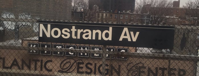 LIRR - Nostrand Avenue Station is one of MTA Arts for Transit.