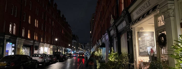 Chiltern Street is one of Marylebone, London.