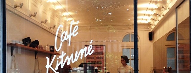 Café Kitsuné is one of paris cafés.