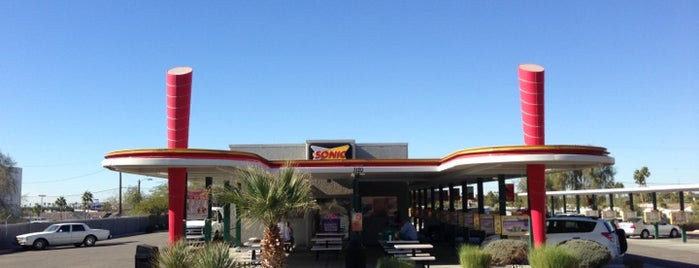 Sonic Drive-In is one of Joanna’s Liked Places.