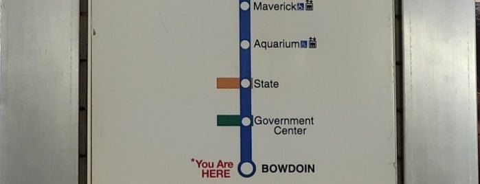 MBTA Bowdoin Station is one of My California Adventure September 2011.