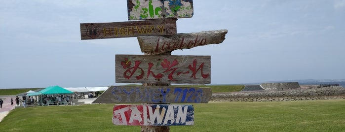 ぎのわんトロピカルビーチ is one of 沖縄　by Mamiko.