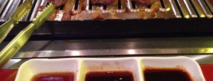 GANGNAM Asian BBQ Dining is one of D'ın Kaydettiği Mekanlar.