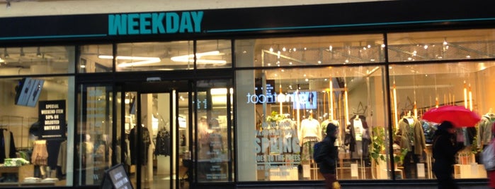 Weekday is one of CLOTHING STORES.
