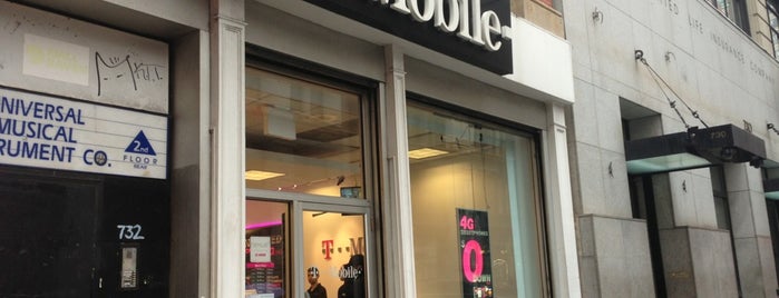 T-Mobile is one of Empfehlungen.