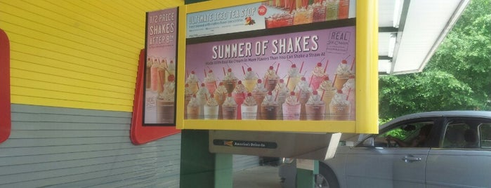 Sonic Drive-In is one of The 7 Best Places for Chocolate Milkshakes in Winston-Salem.