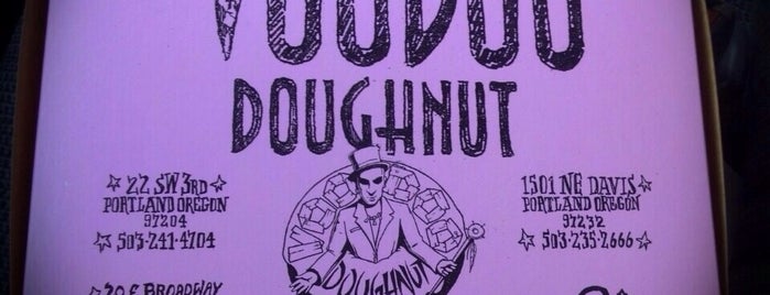 Voodoo Doughnut is one of Tim’s Liked Places.