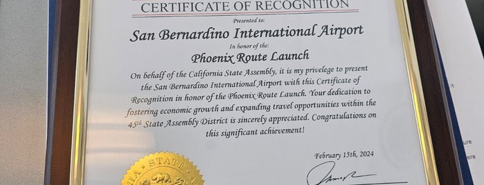 San Bernardino International Airport (SBD) is one of Airports in US, Canada, Mexico and South America.