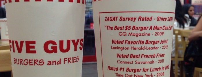 Five Guys is one of Franvatさんのお気に入りスポット.